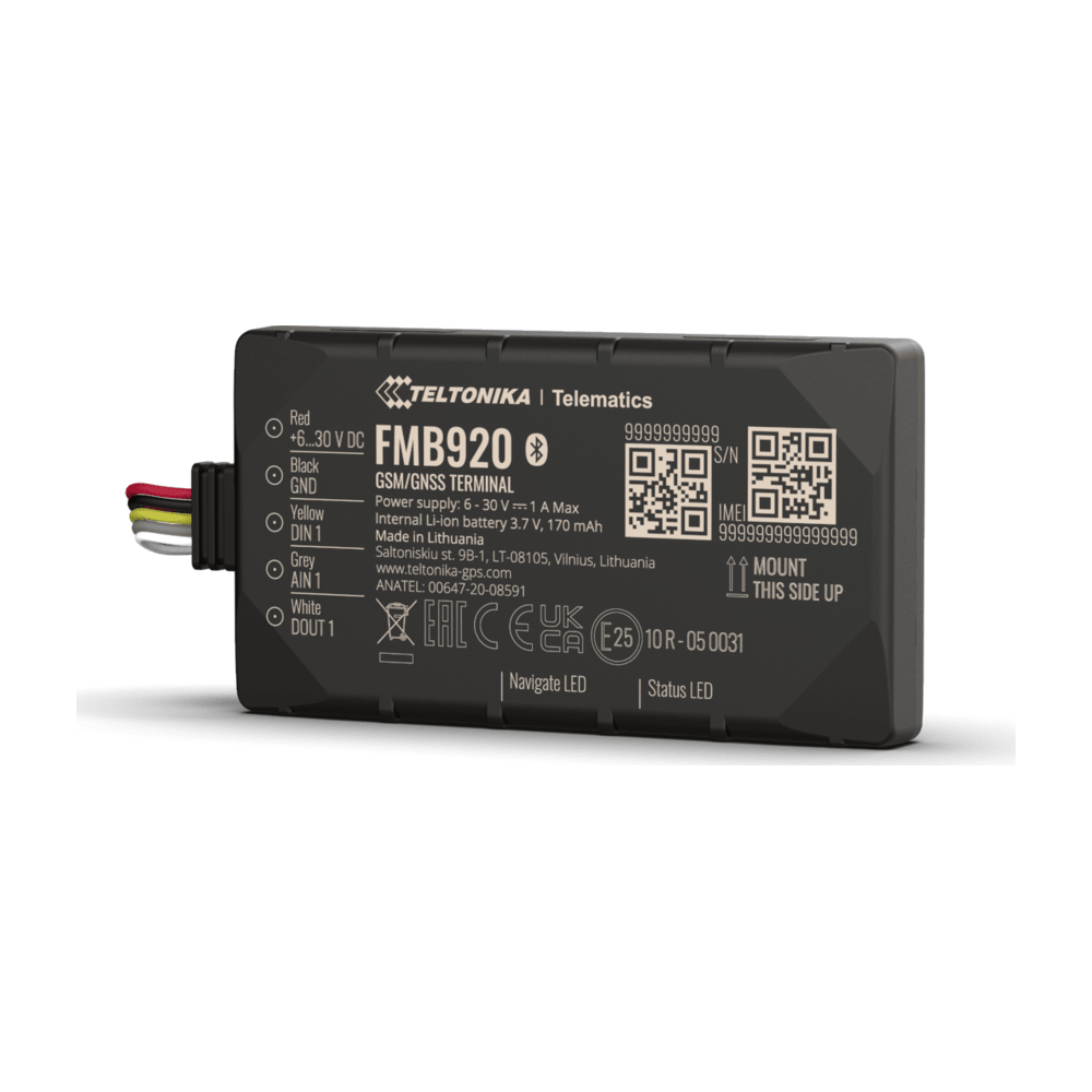 Teltonika FMB920 GPS-Tracker für Fahrzeug-Ortung im Fuhrpark